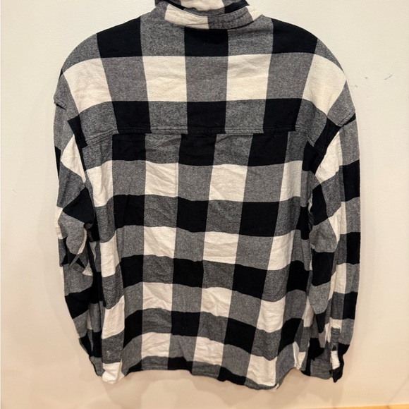 H&M Relaxed Fit Coupe Decontractee Long Sleeve Flannel Size L - Picture 6 of 8